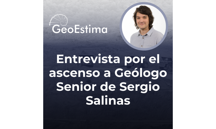 Sergio Salinas asume el rol de Geólogo Senior en GeoEstima